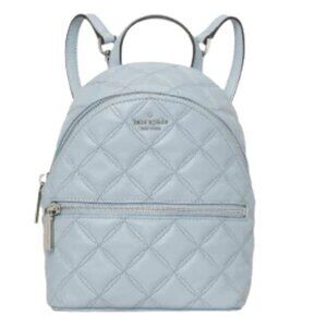 Kate Spade New York Natalia Mini Convertible Backpack in Brushed Steel B…